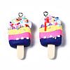 Handmade Polymer Clay Pendants CLAY-S091-06A-2
