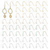 Unicraftale 56Pcs 4 Colors 304 Stainless Steel Earring Hooks STAS-UN0054-21-1