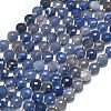 Natural Blue Aventurine(Dyed & Heated) Beads Strands G-K389-B82-01-2