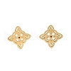 304 Stainless Steel Stud Earrings EJEW-M098-01A-G-1