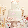 Acrylic Mirror Effect Cake Toppers AJEW-WH0038-84B-5
