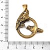 304 Stainless Steel Pendants STAS-V012-03AG-3