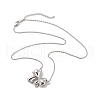 304 Stainless Steel Pendant Necklaces NJEW-U002-17P-2
