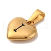304 Stainless Steel Pendants STAS-P278-01I-G-1-2