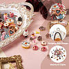 Beadthoven 80Pcs 20 Styles Opaque Resin Pendants RESI-BT0001-26-5