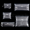 Fingerinspire 5Pcs 5 Styles Rectangle Transparent PVC Cosmetic Pouches AJEW-FG0004-33-1