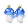 Handmade Lampwork Pendants LAMP-S069-08G-07-1