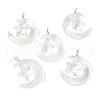 Natural Quartz Crystal Pendants G-Z086-01P-26-1