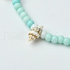 2Pc Glass Seed Bead Braided Beaded Bracelets BJEW-JB11520-4