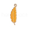 Thanksgiving Day Theme Alloy Enamel Pendants ENAM-M002-03G-10-1
