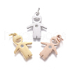 316 Surgical Stainless Steel Pendants STAS-L242-03-1