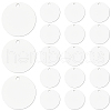 SOFPLATE 25Pcs Aluminum Pendants FIND-SP0002-68A-02-1