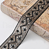 10 Yards Polyester Embroidery Lace Ribbon with Paillette PW-WG94215-02-4