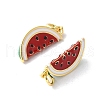 Brass Enamel Pendants KK-A252-38G-05-2
