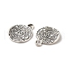 Tibetan Style Alloy Pendants TIBE-B001-54AS-2