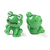 Cartoon Cute Resin 3D Frog Figurines RESI-Z024-01E-2