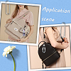 SUNNYCLUE 30Pcs Zinc Alloy Spring Gate Rings FIND-SC0010-83C-5