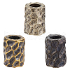 Olycraft 3Pcs 3 Colors Brass European Beads KK-OC0001-35-1