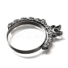 Alloy Open Back Bezel Pendants PALLOY-I223-03B-2