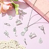 100pcs 10 Style Tibetan Style Pendants TIBEP-CJ0001-30-6