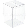 BENECREAT 15Pcs Rectangle Transparent Plastic PVC Box Gift Packaging CON-BC0002-21A-1