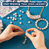  5 Bags 5 Colors Transparent Crackle Glass Beads GLAA-TA0002-05-17