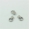 Zinc Alloy Side Clip Buckles Nail Rivet Connector Clasp PURS-PW0001-125P-1