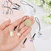 12Pcs Plastic Mobile Dustproof Plugs & Mobile Straps PALLOY-GL00012-3