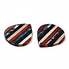 Resin & Walnut Wood Pendants RESI-N039-18-3