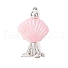6Pcs ABS Plastic Shell Shape Home Display Decorations AJEW-JD00020-4
