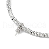 Brass Adjustable Beaded Bracelets Making KK-U020-19P-3