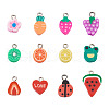 Kissitty Handmade Polymer Clay Charms CLAY-KS0001-01-1