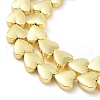 Electroplated Synthetic Non-Magnetic Hematite Beads Strands G-U003-19B-01-3