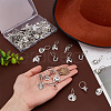   80Pcs West Cowboy Theme Tibetan Style Alloy Pendants FIND-PH0020-71-3