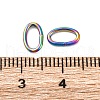 Ion Plating(IP) 304 Stainless Steel Open Jump Rings STAS-F221-40MC-G-3