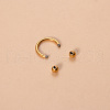 G23 Titanium Circular/Horseshoe Barbell Nose Rings WGFD71D-09-1