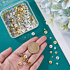 SOFPLATE Flat Round Brass Spacer Beads KK-SP0002-27-3