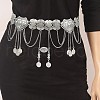 Pentagon Alloy Chain Tassel Waist Beads FS-WG5F3E8-01-2