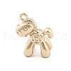 Brass Micro Pave Cubic Zirconia Pendants KK-M306-06G-03-1