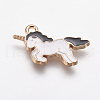 Alloy Enamel Pendants ENAM-G124-03A-1