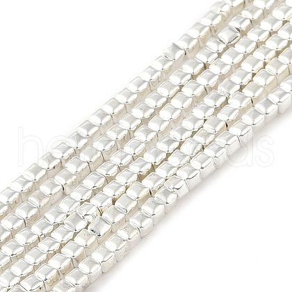 Electroplated Synthetic Non-Magnetic Hematite Beads Strands G-U003-01-1