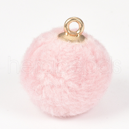 Handmade Cloth Fabric Covered Pendants X-WOVE-S109-10E-1