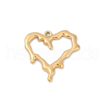 304 Stainless Steel Pendants STAS-S175-43E-G-1