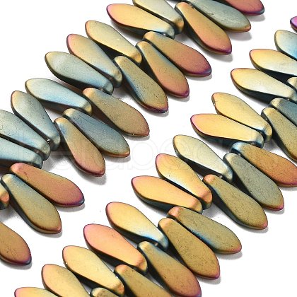 Electroplate Glass Beads Strands EGLA-P057-03A-FP01-1