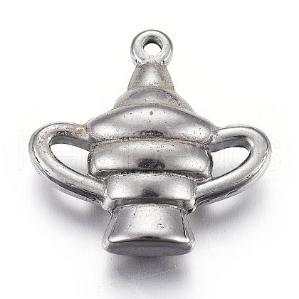 Tarnish Resistant 304 Stainless Steel Pendants STAS-P218-06-1