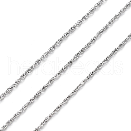 304 Stainless Steel Rope Chains CHS-L019-05P-1