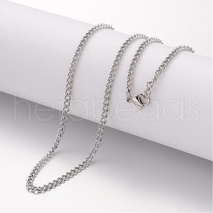 304 Stainless Steel Necklace MAK-K004-12P-1