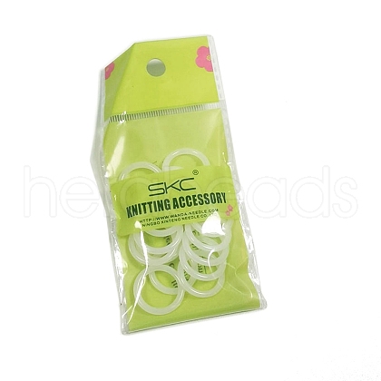 PE Plastic Locking Stitch Marker Rings DIY Knitting Tools Crochet Accessories PW22071309580-1