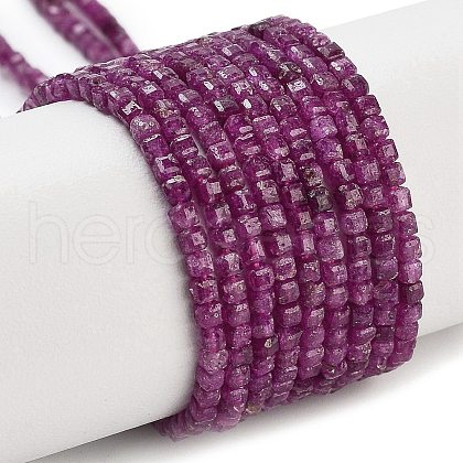 Natural Ruby Beads Strands G-H042-B35-01-1
