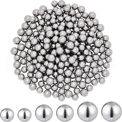 SUPERFINDINGS 450Pcs 3 Style 304 Stainless Steel Ball STAS-FH0001-58-1